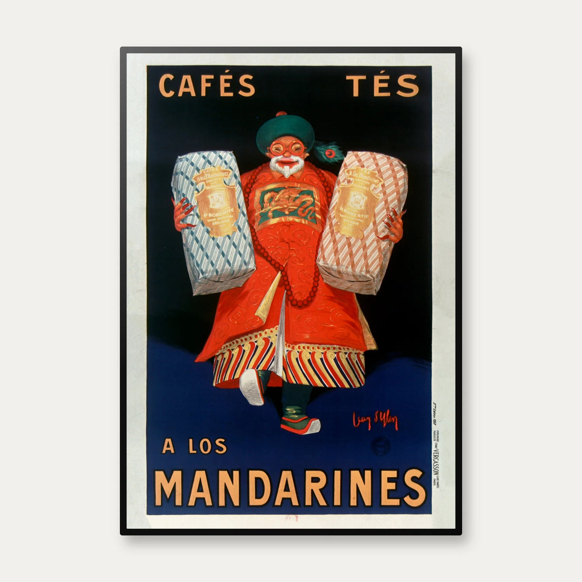 Mandarines 1927 - Kaffereklame - Plakat – billede 1