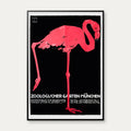 München Zoo 1920 - Flamingo Plakat – billede 1