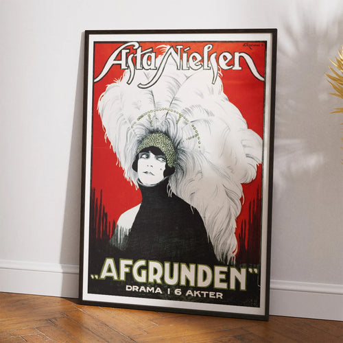 Afgrunden 1922 - Asta Nielsen filmplakat – billede 2