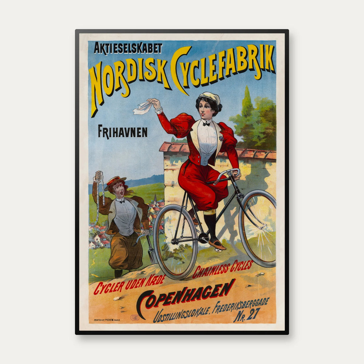 Nordisk Cykelfabrik 1899 - Plakat – billede 1