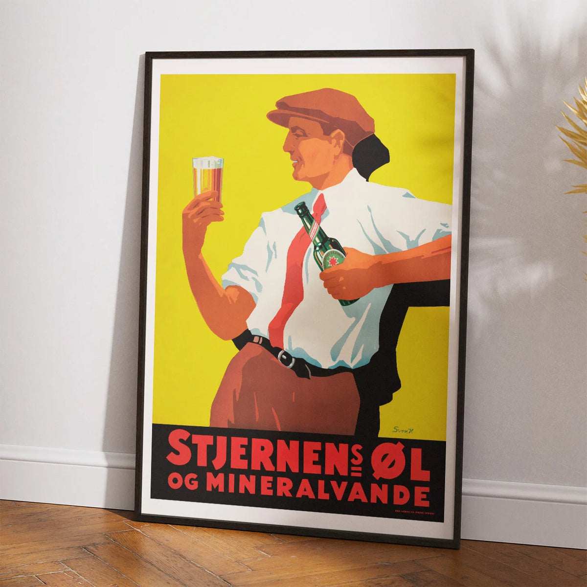 Stjernens Øl 1930 - Reklameplakat – billede 2