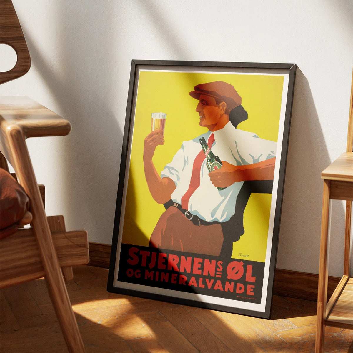 Stjernens Øl 1930 - Reklameplakat – billede 3