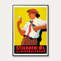 Stjernens Øl 1930 - Reklameplakat – billede 1