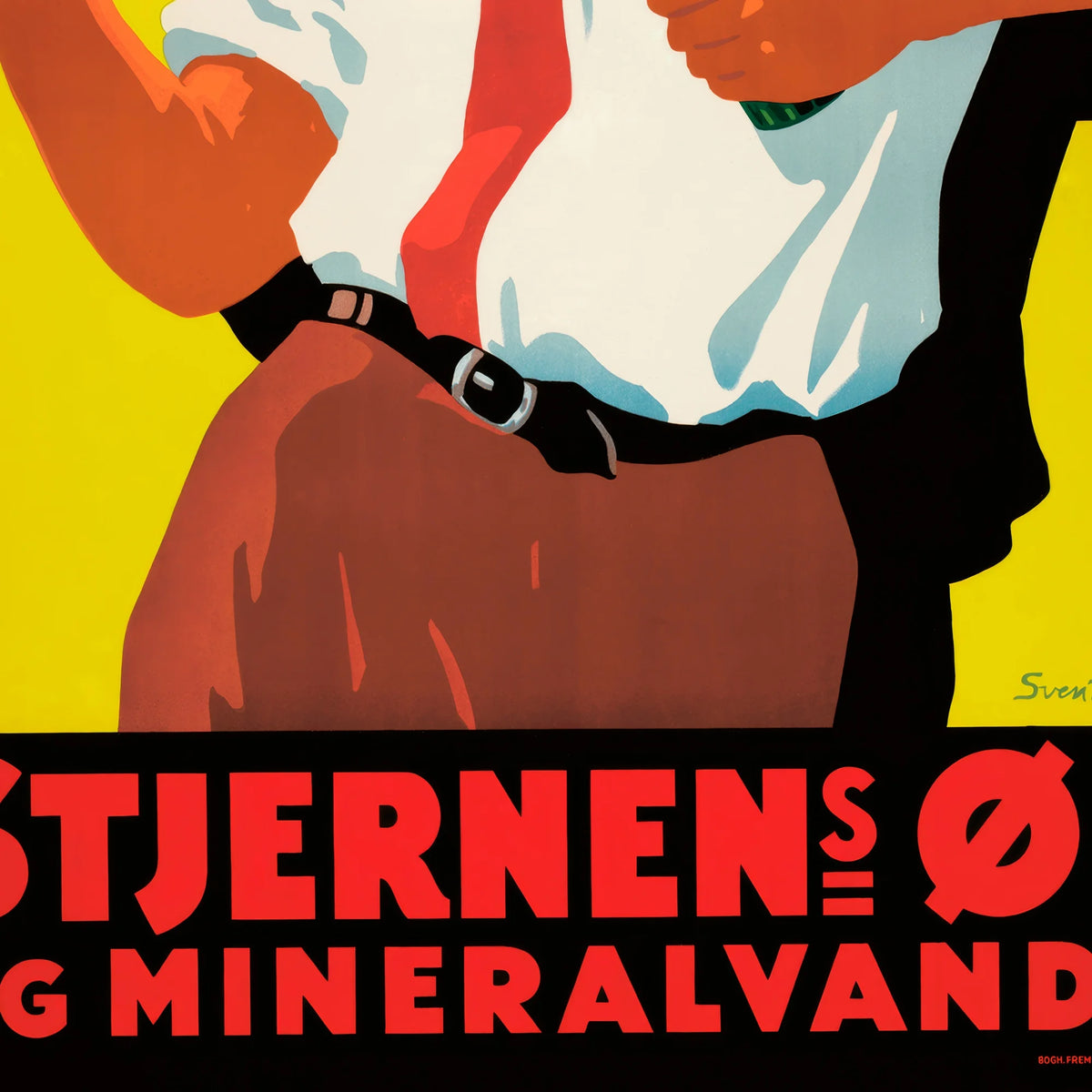 Stjernens Øl 1930 - Reklameplakat – billede 4