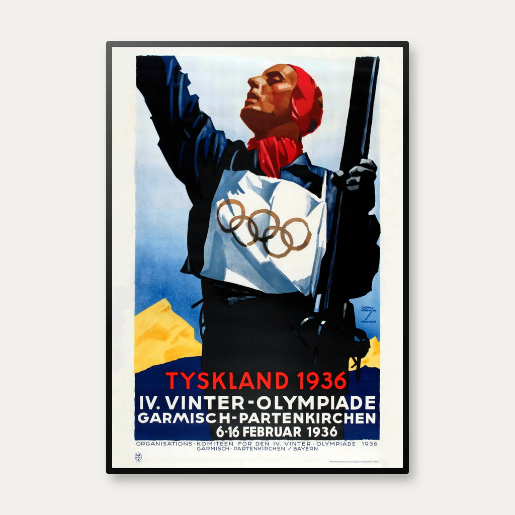 Tyskland 1936 - Olympiade Plakat – billede 1