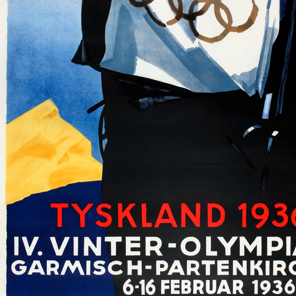 Tyskland 1936 - Olympiade Plakat – billede 4