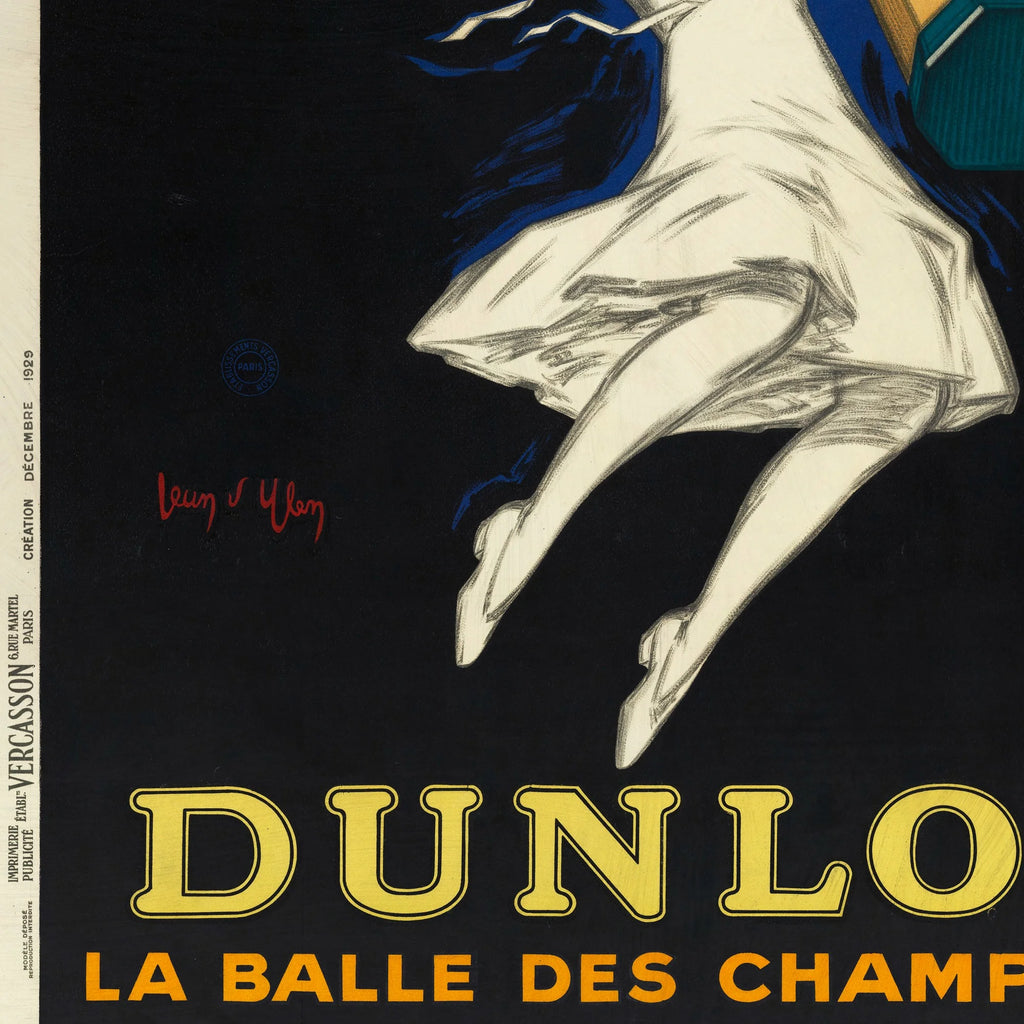 Dunlop 1929 - Tennis Plakat – billede 4