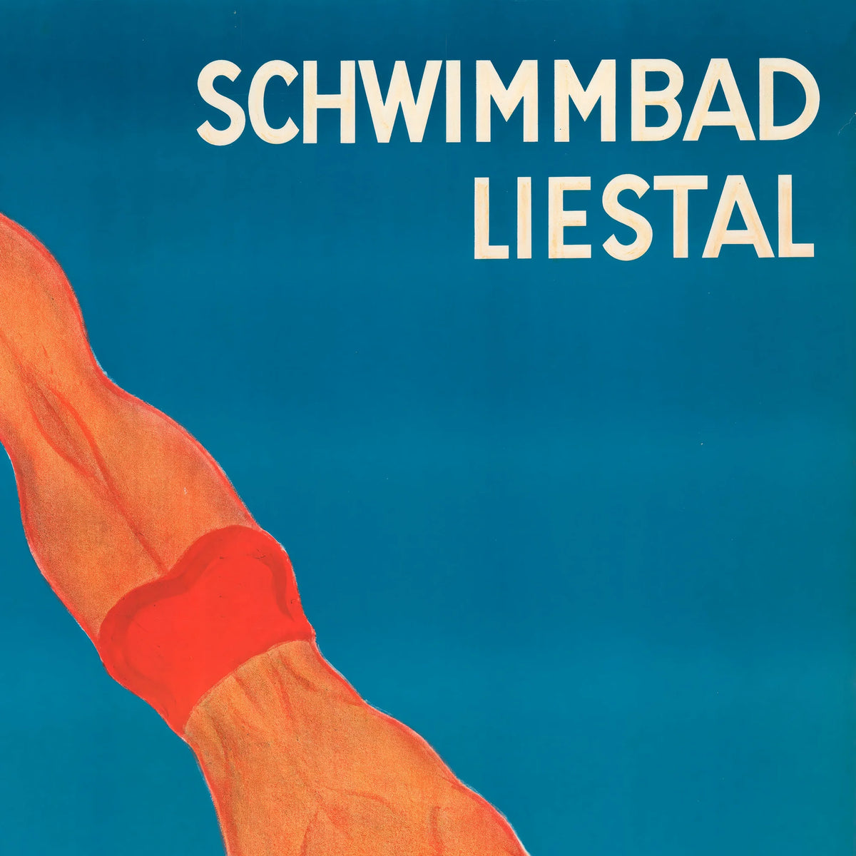 Liestal 1934 - Svømmehal Plakat – billede 4