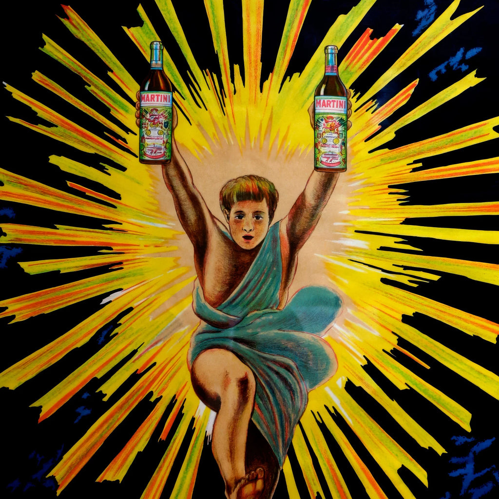 Vermouth Martini 1920 - Reklameplakat – billede 4