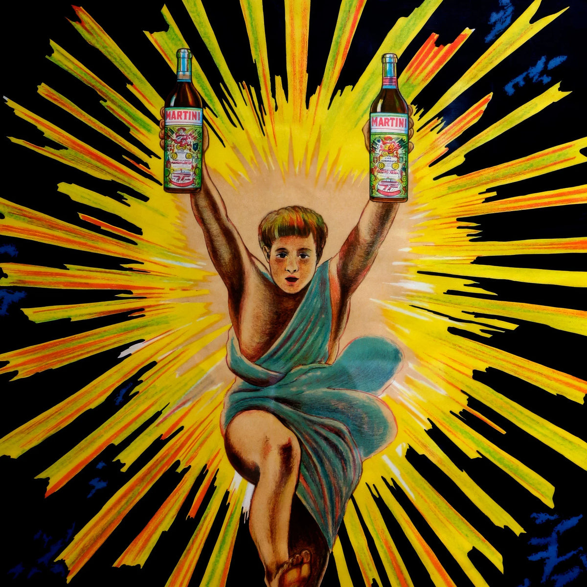Vermouth Martini 1920 - Reklameplakat – billede 4