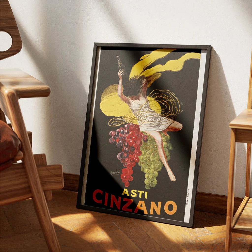 Asti Cinzano I 1921 - Reklameplakat – billede 3