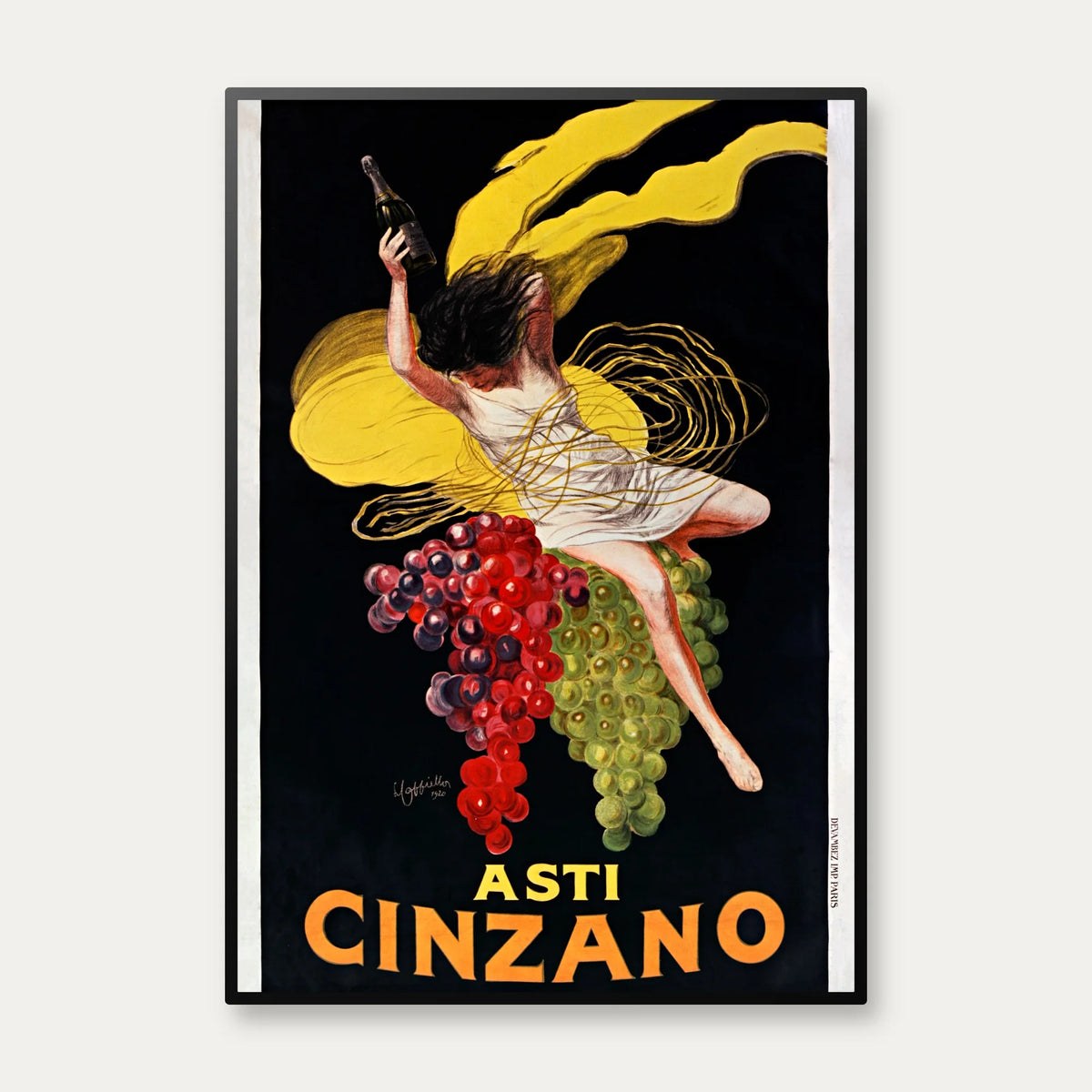 Asti Cinzano I 1921 - Reklameplakat – billede 1