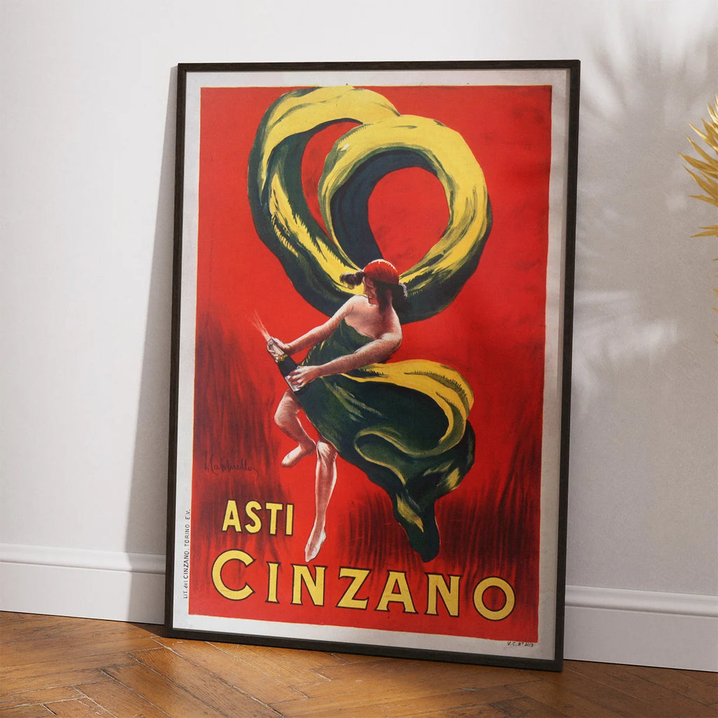 Asti Cinzano II 1916 - Reklameplakat – billede 2
