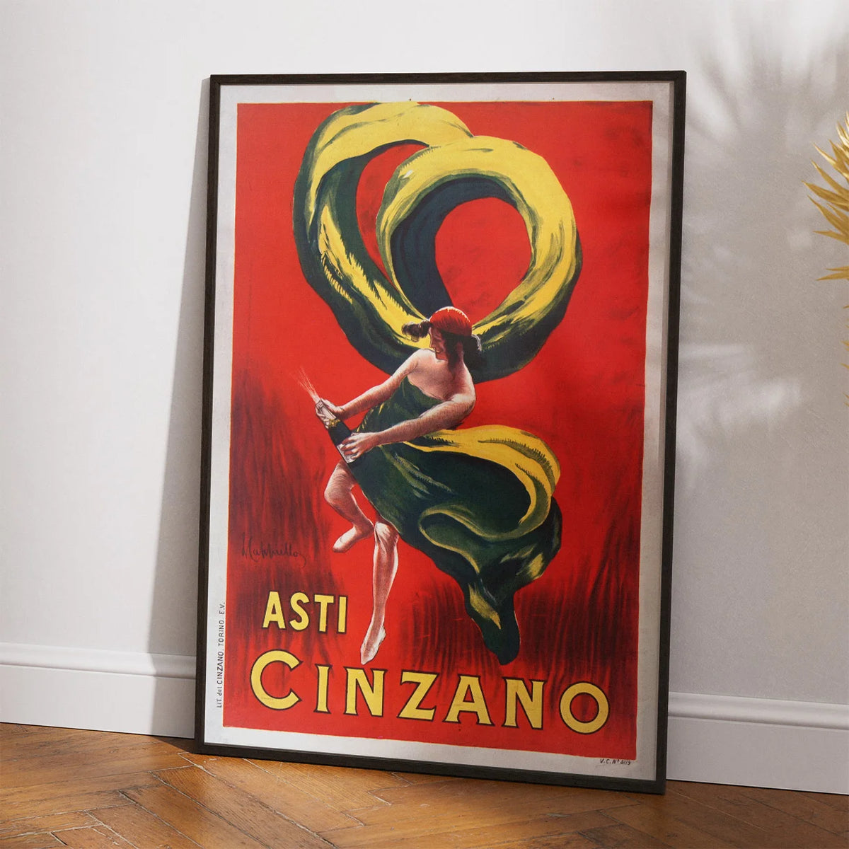 Asti Cinzano II 1916 - Reklameplakat – billede 2