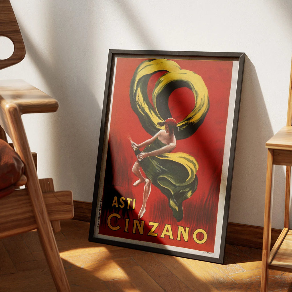 Asti Cinzano II 1916 - Reklameplakat – billede 3
