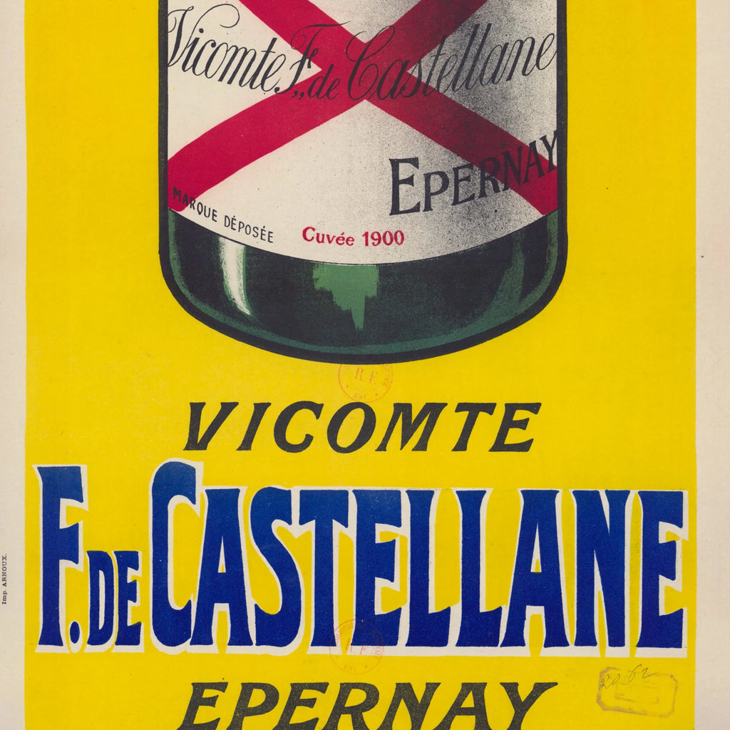 Champagne 1900 - Castellane Plakat - 40×125 cm – billede 4