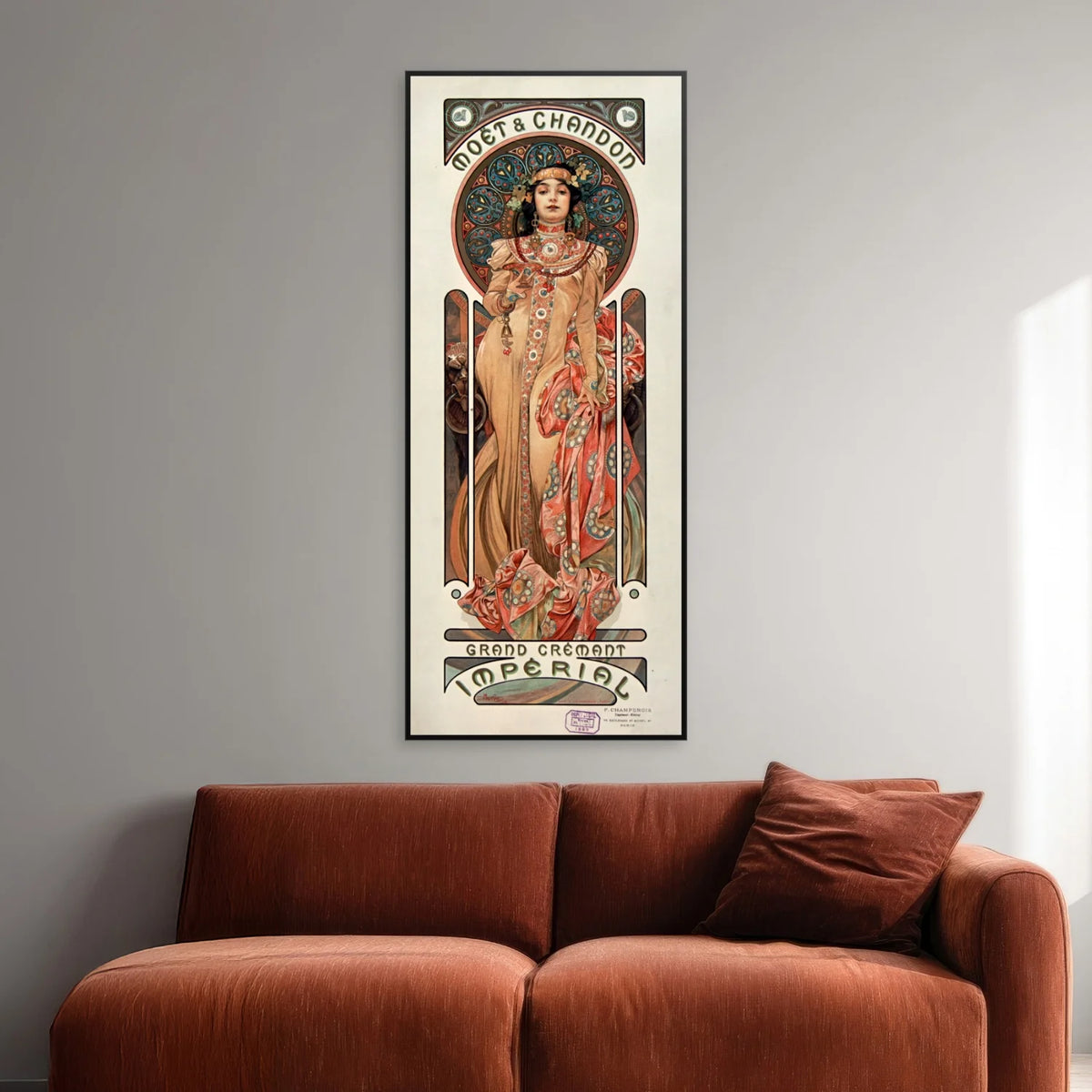 Grand Crémant 1899 - Moët & Chandon Plakat - 40×95 cm – billede 2