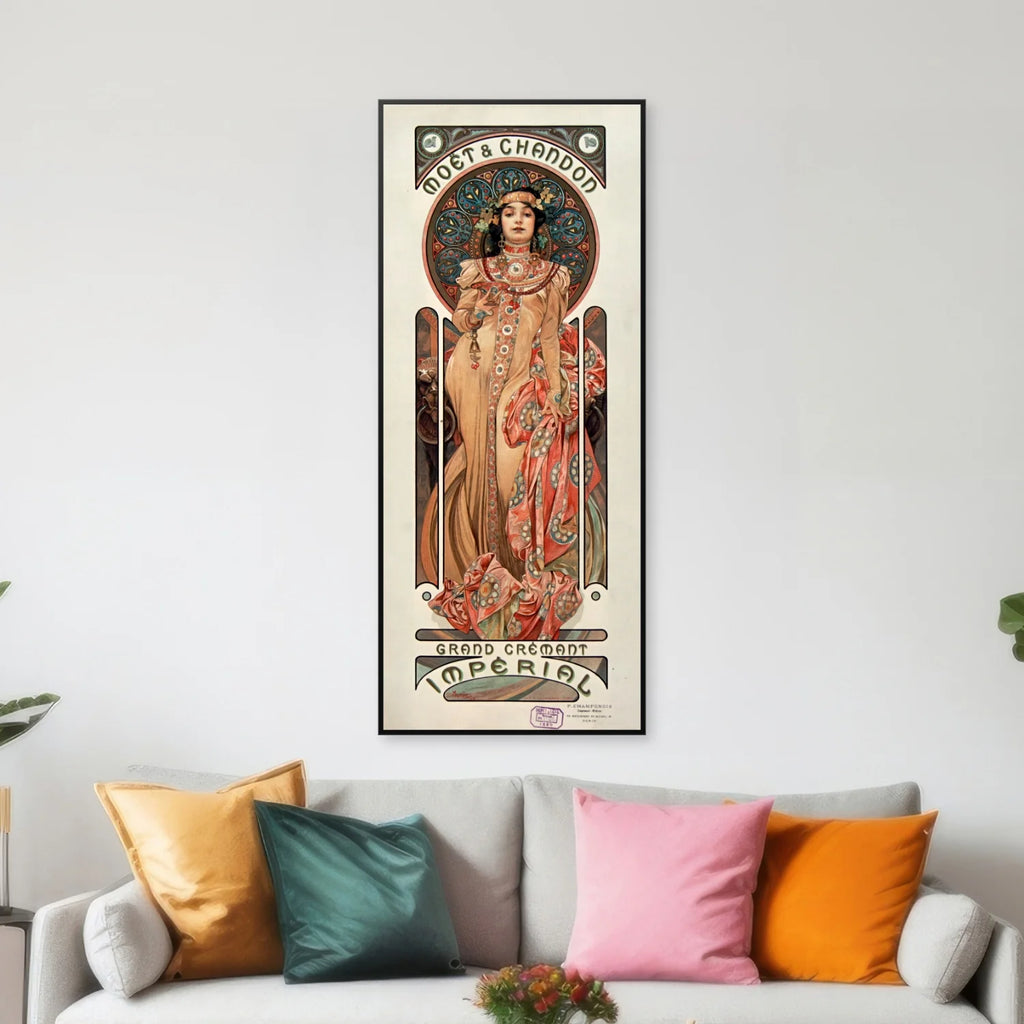 Grand Crémant 1899 - Moët & Chandon Plakat - 40×95 cm – billede 3