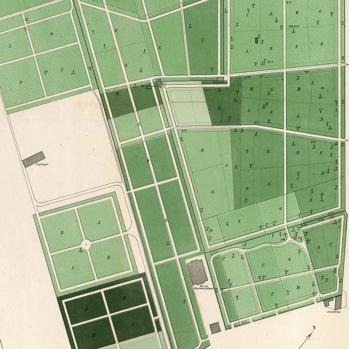 Assistentskirkegaarden 1868 - Historisk tryk – billede 4