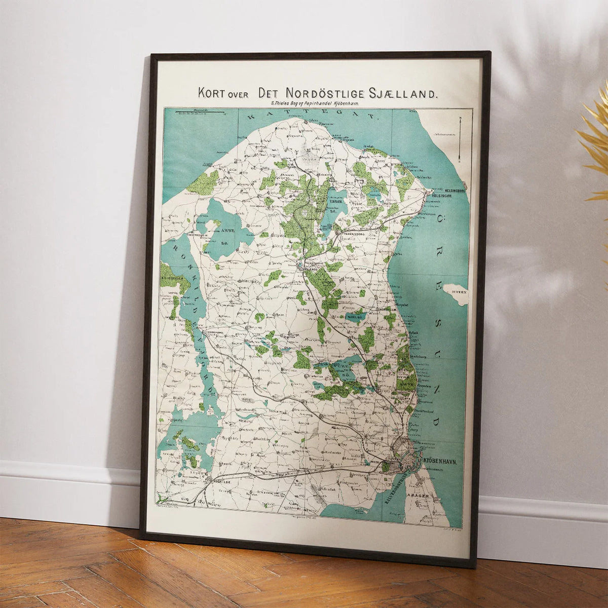 Nordøstlige Sjælland 1884 - Historisk kort – billede 2