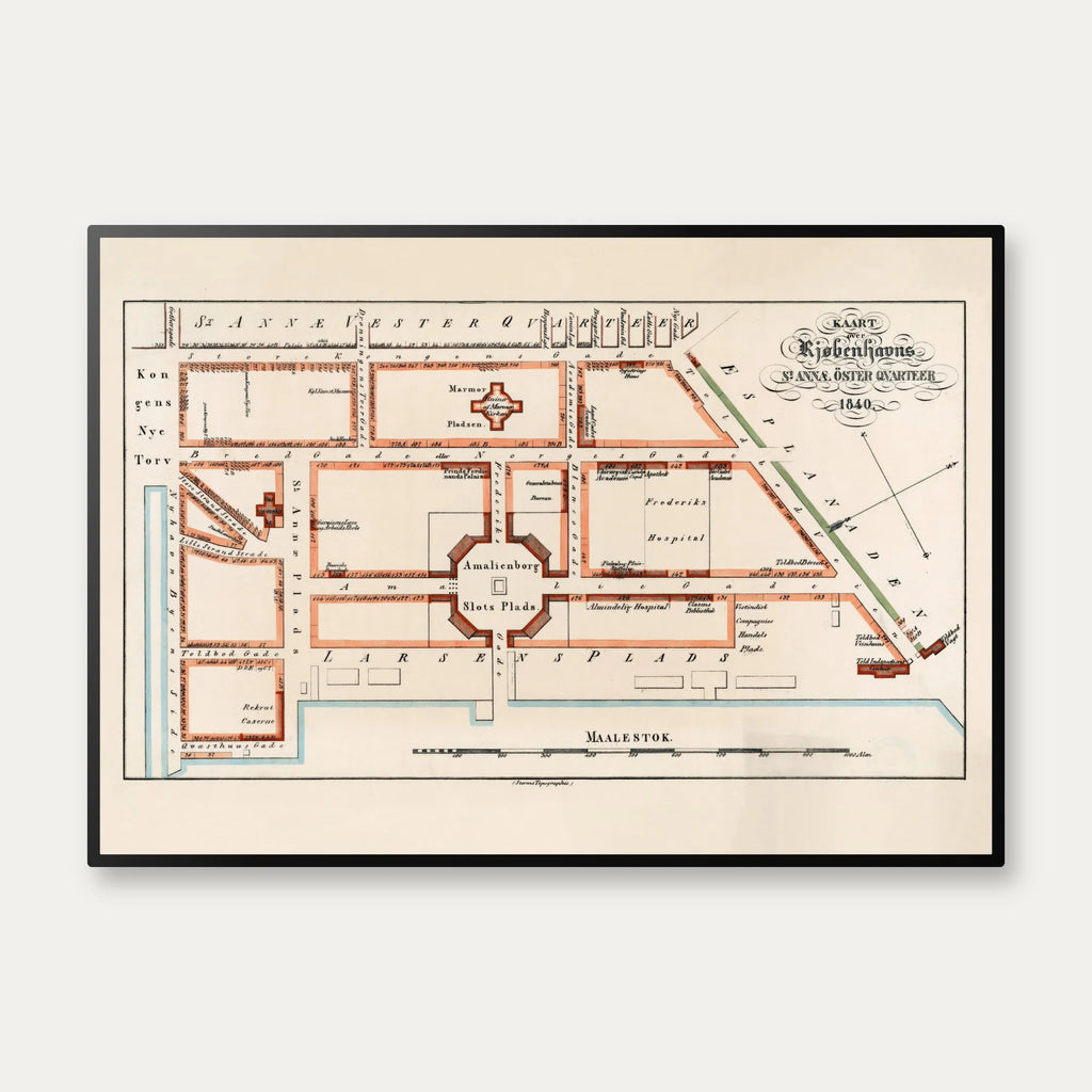 St. Annæ Øster Kvarter 1840 - København – billede 1