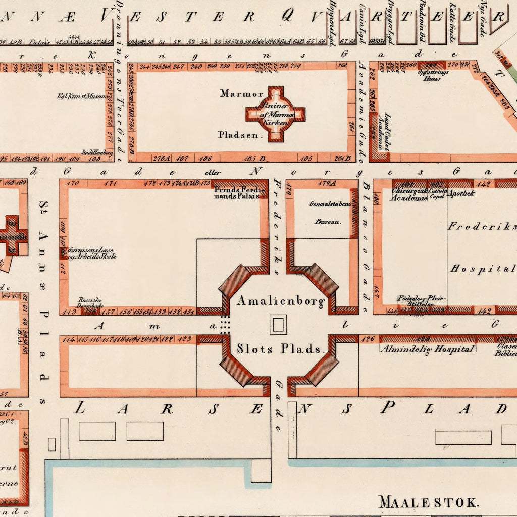 St. Annæ Øster Kvarter 1840 - København – billede 4