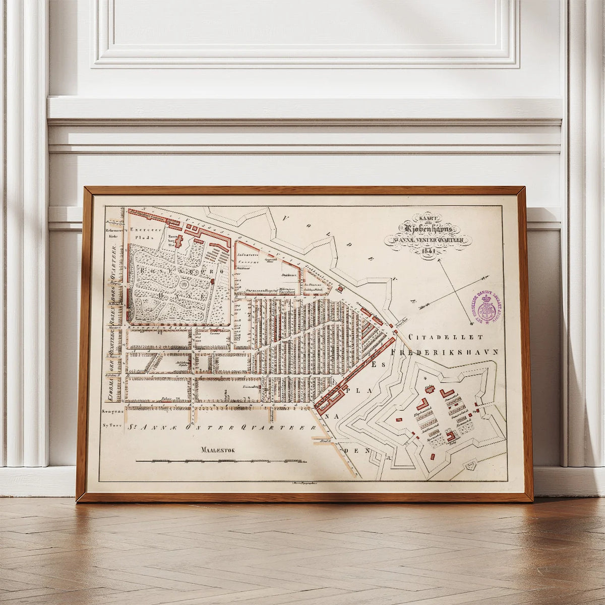 St. Annæ Vester Kvarter 1841 - København – billede 2