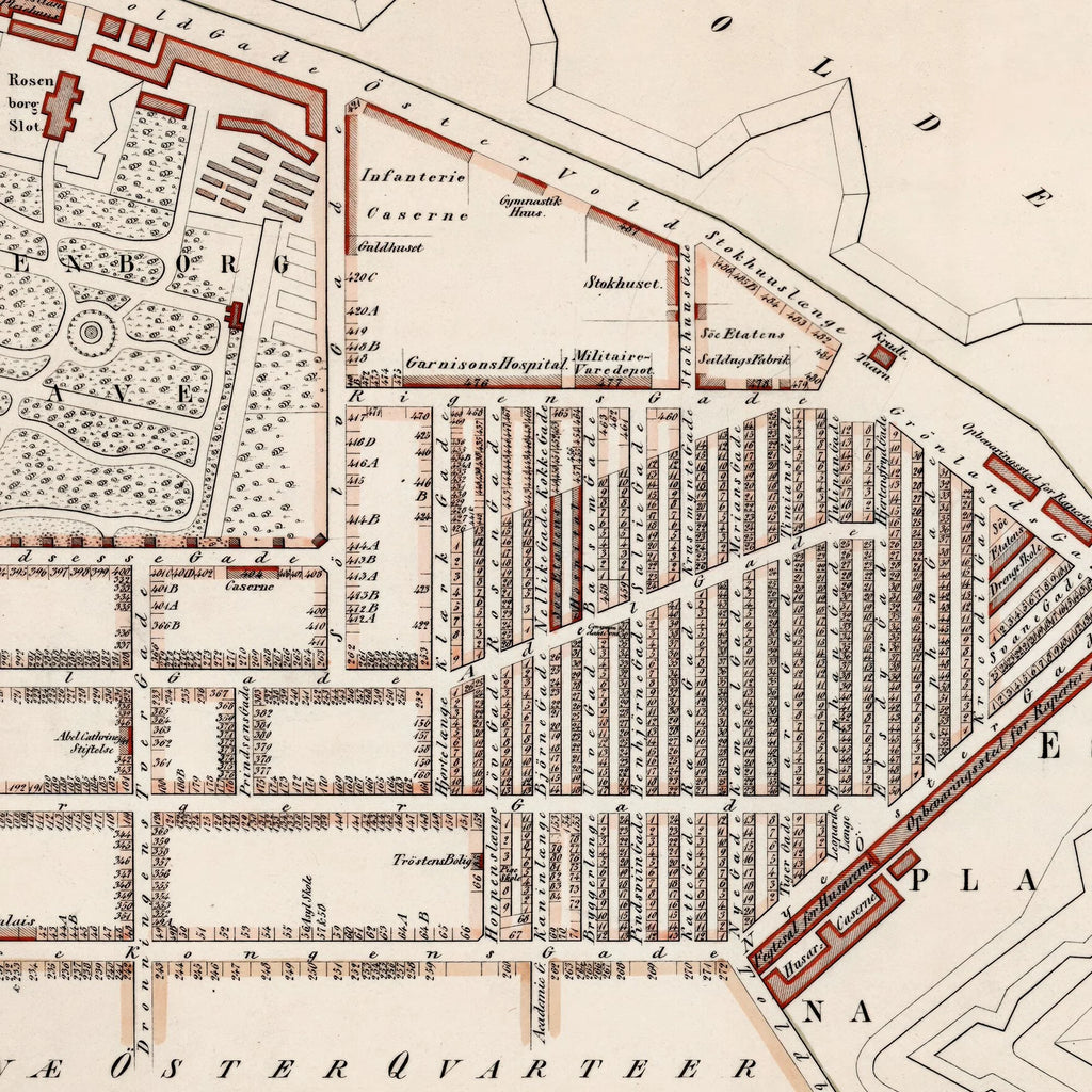 St. Annæ Vester Kvarter 1841 - København – billede 4
