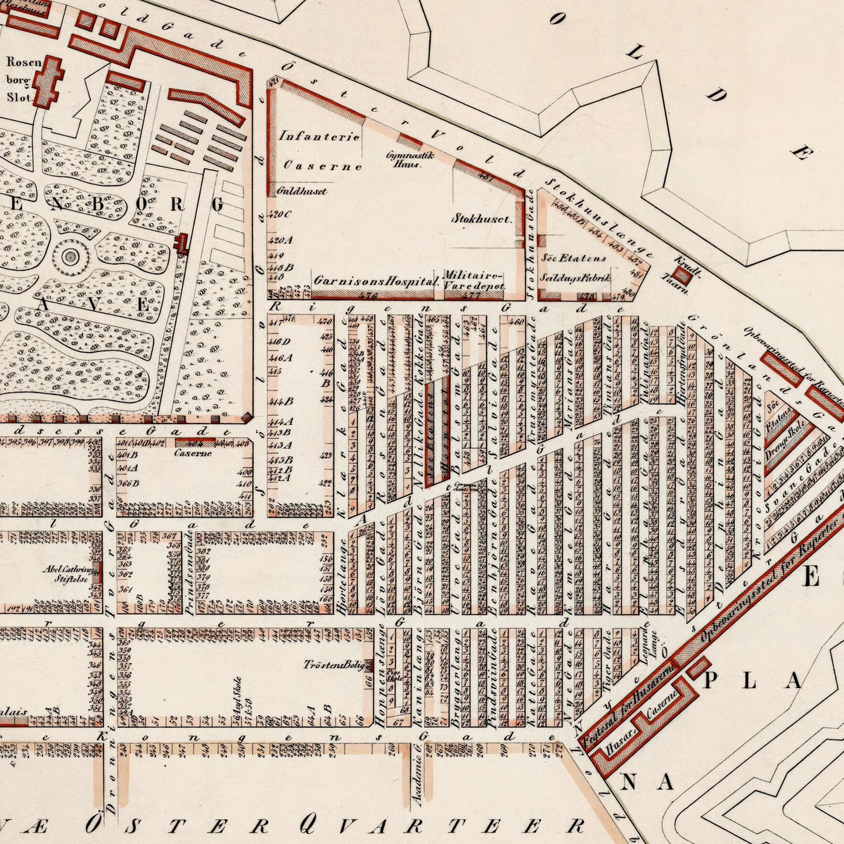 St. Annæ Vester Kvarter 1841 - København – billede 4