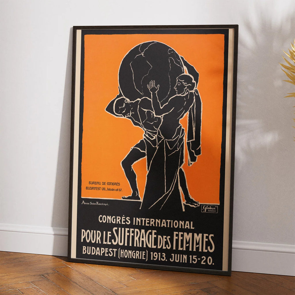 Kvindekonference 1913 - Politisk plakat – billede 2