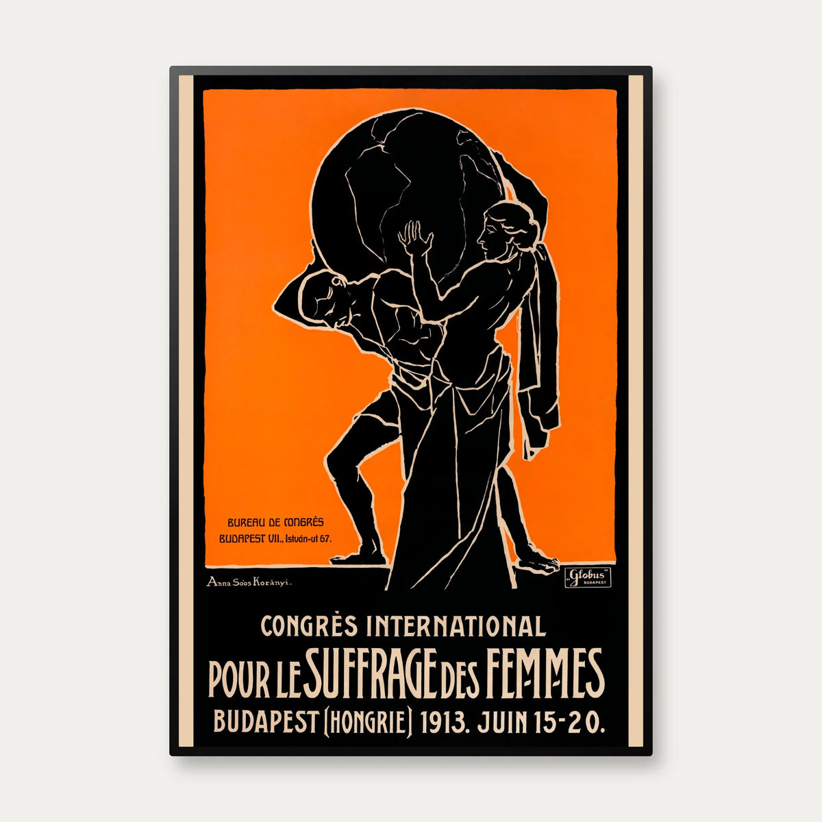 Kvindekonference 1913 - Politisk plakat – billede 1