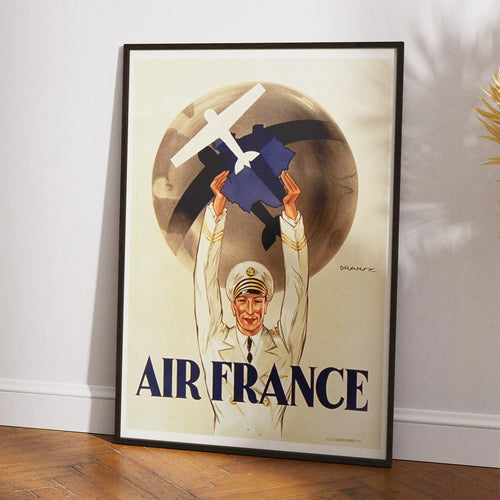 Air France 1933 - Reklameplakat – billede 2