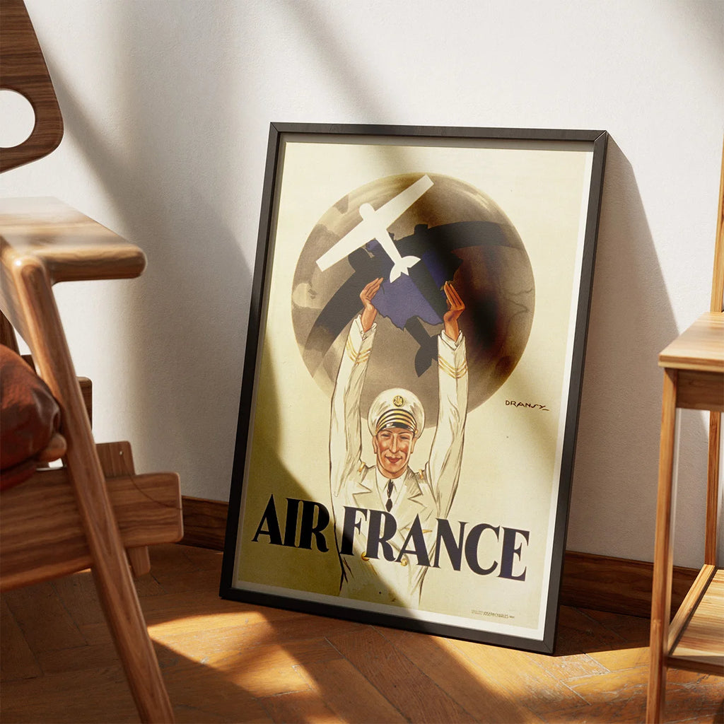 Air France 1933 - Reklameplakat – billede 3