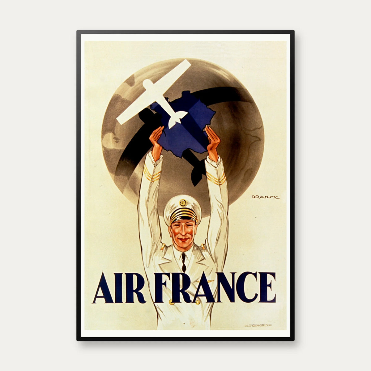 Air France 1933 - Reklameplakat – billede 1