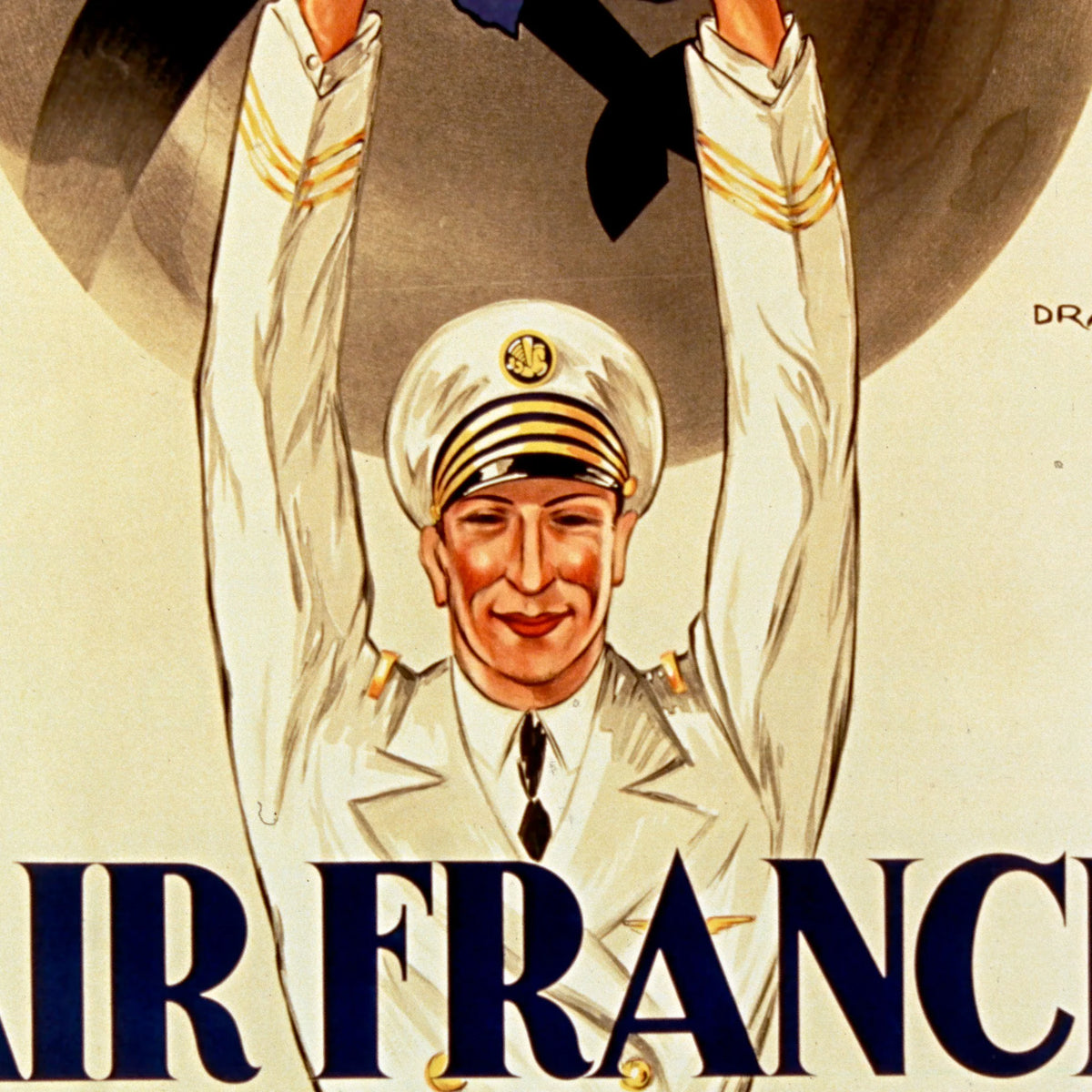 Air France 1933 - Reklameplakat – billede 4