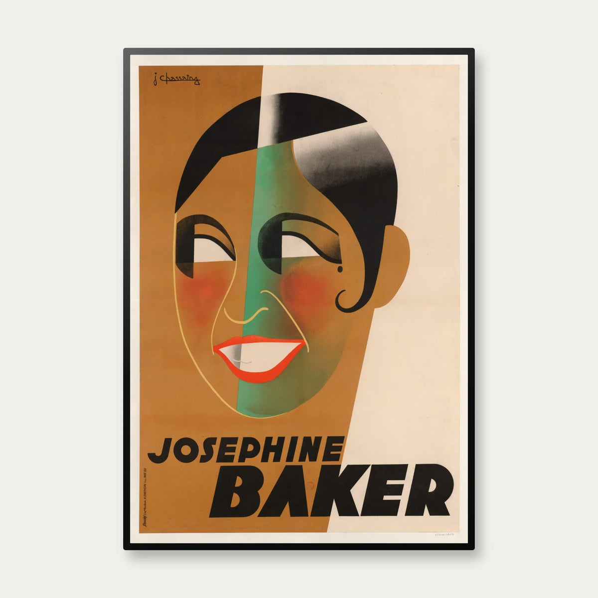 Joséphine Baker 1931 - Teaterplakat – billede 1