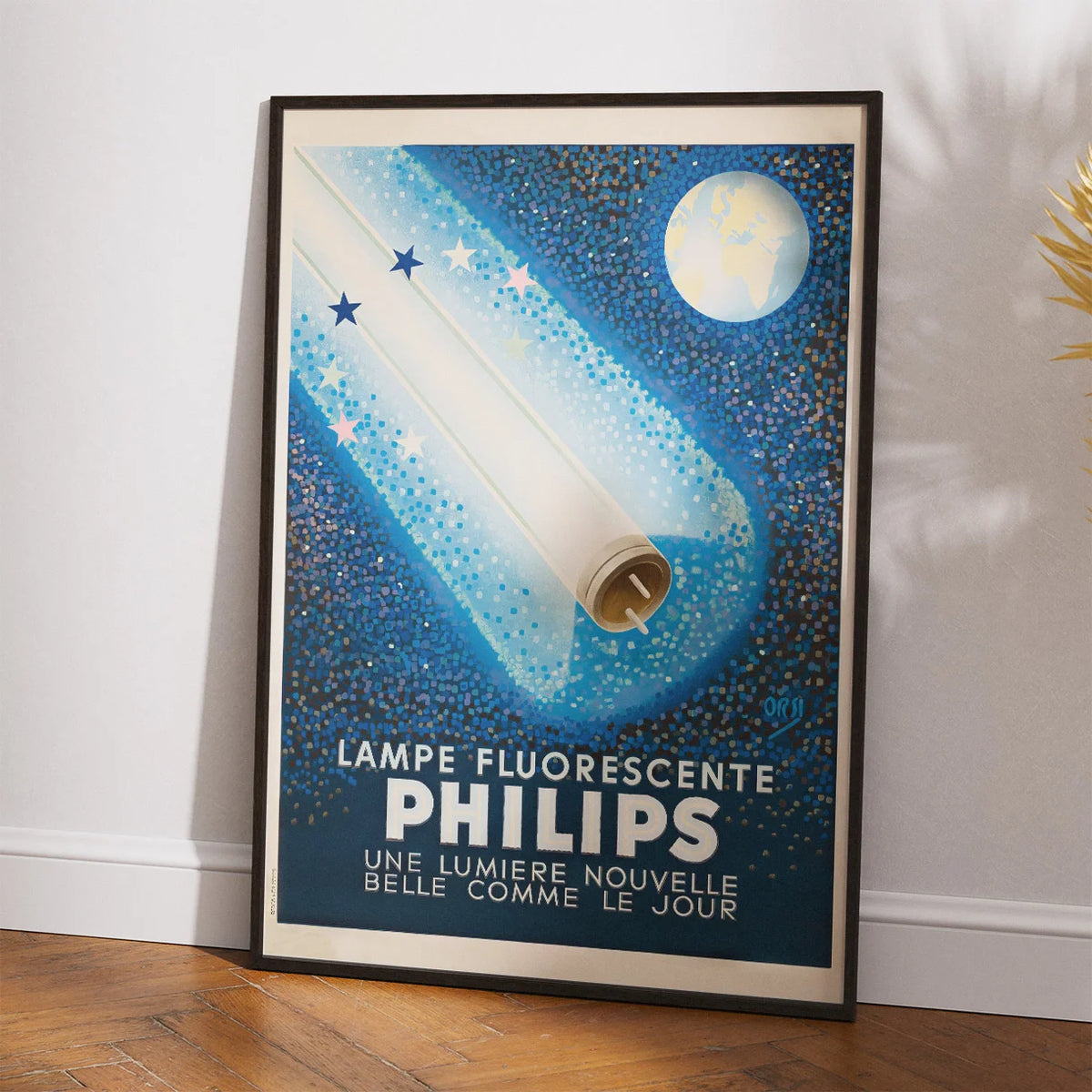 Phillips 1940 - Lampe fluorescente - Reklameplakat – billede 2