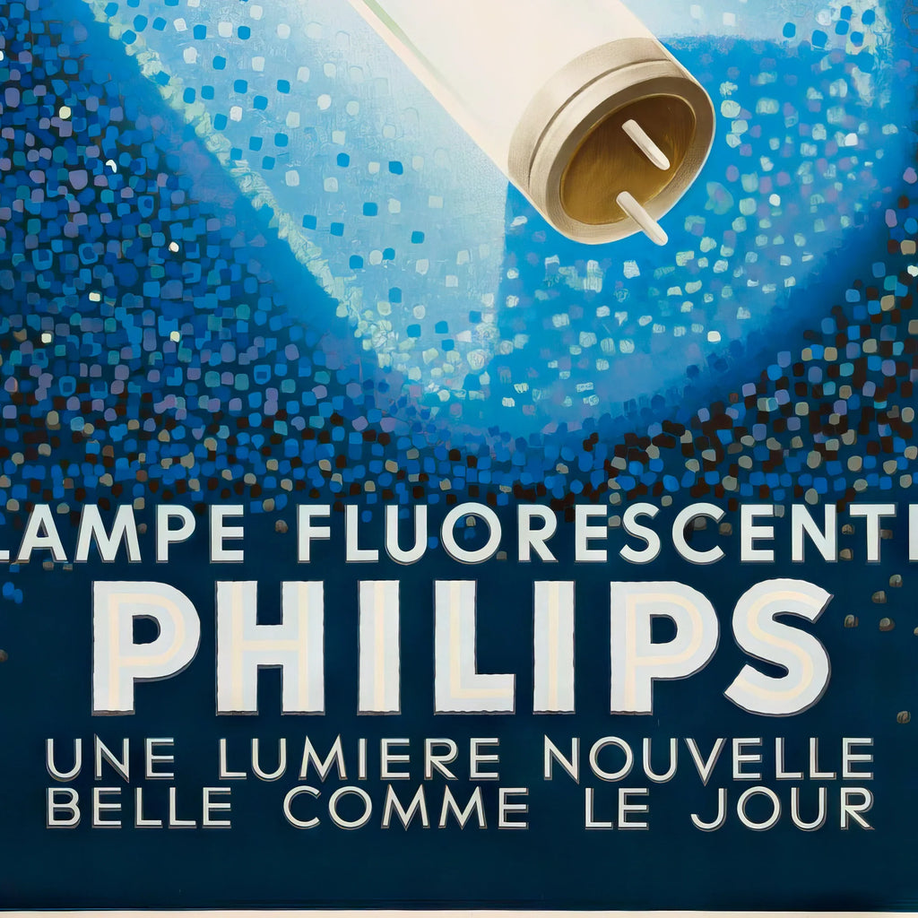Phillips 1940 - Lampe fluorescente - Reklameplakat – billede 4