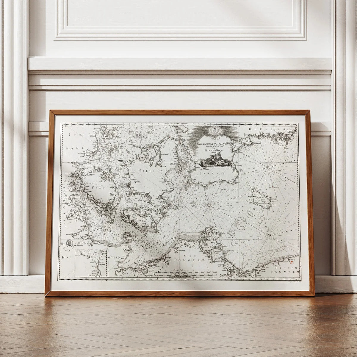Bælter og Sunde 1805 - Østersøens vestlige del - Søkort – billede 2