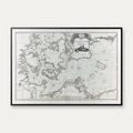 Bælter og Sunde 1805 - Østersøens vestlige del - Søkort – billede 1