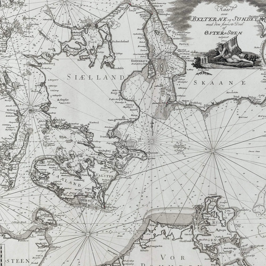 Bælter og Sunde 1805 - Østersøens vestlige del - Søkort – billede 4