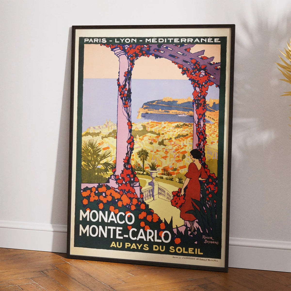 Monte-Carlo, Monaco 1920 - Plakat – billede 2