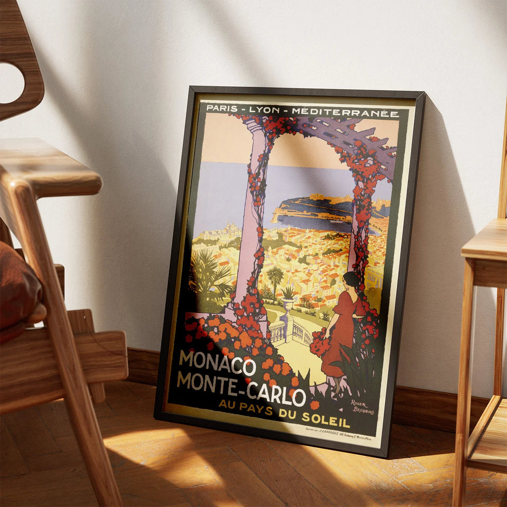 Monte-Carlo, Monaco 1920 - Plakat – billede 3