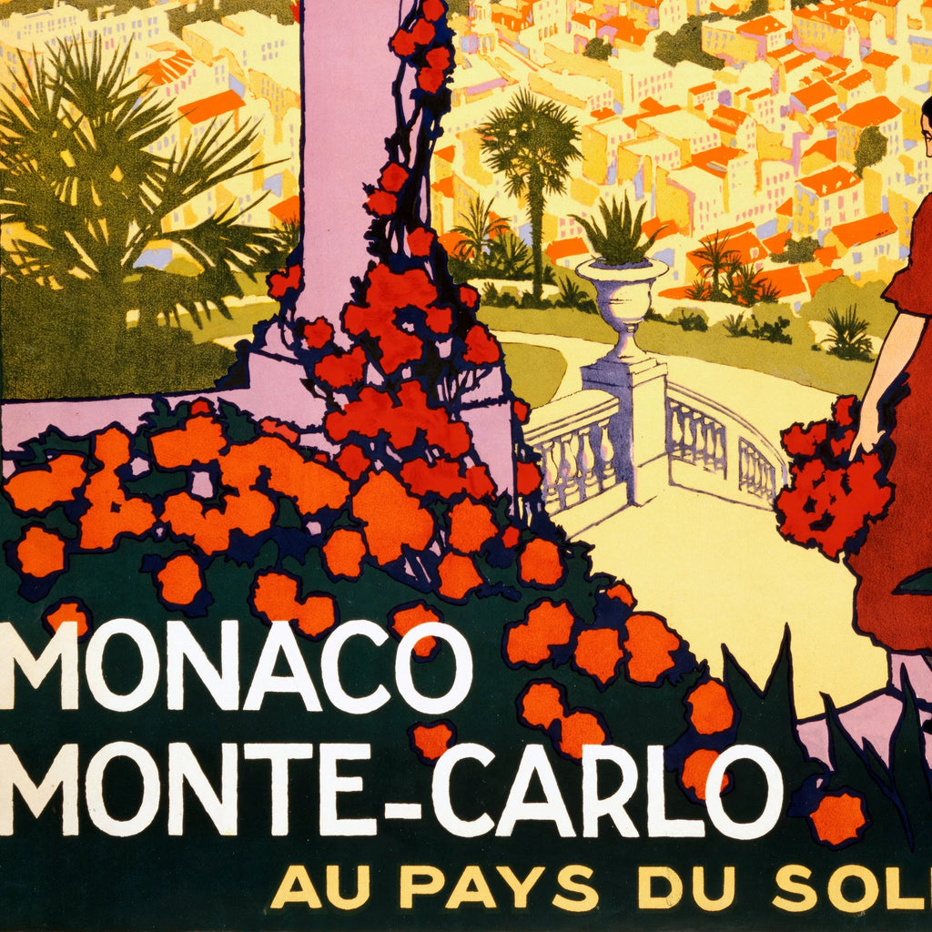 Monte-Carlo, Monaco 1920 - Plakat – billede 4