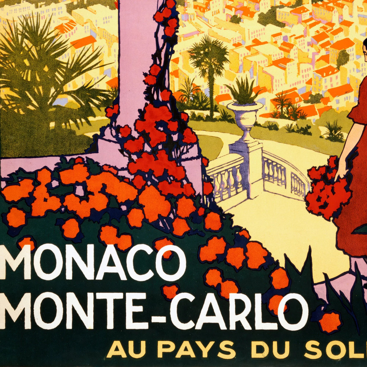 Monte-Carlo, Monaco 1920 - Plakat – billede 4