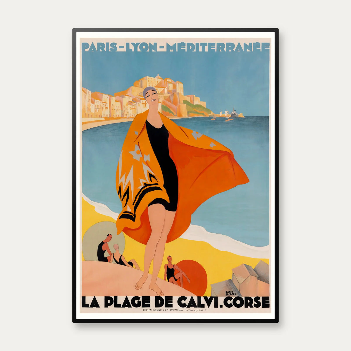 Calvi 1920 - Paris-Lyon - Plakat – billede 1