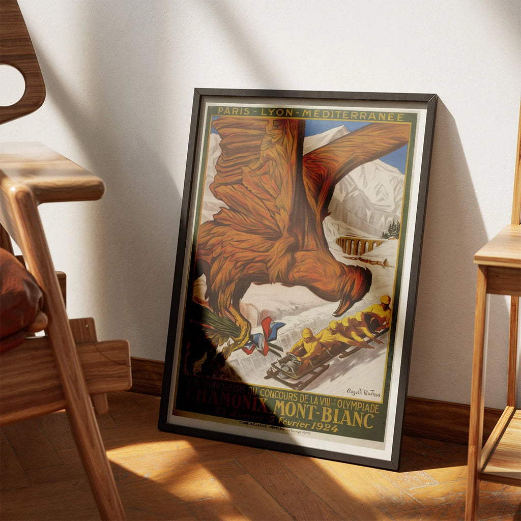 OL 1924 - Chamonix - Plakat – billede 3