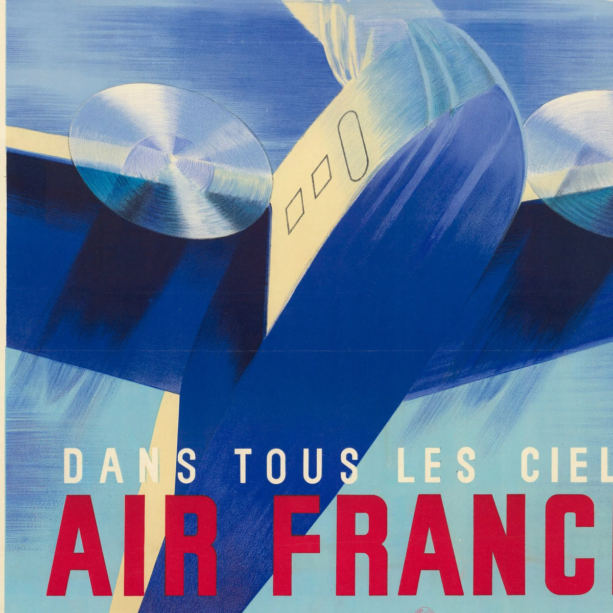 Air France 1936 - Reklameplakat - 45×70 cm – billede 4