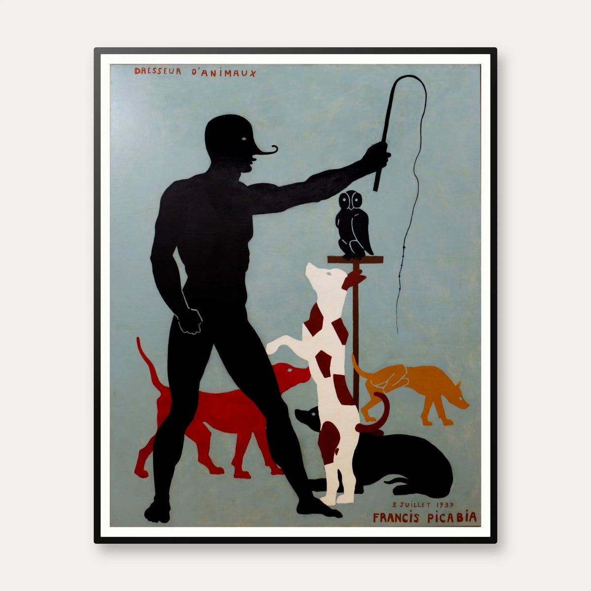 Domatore di animali 1923 - Kunstplakat - 50×62 cm – billede 1