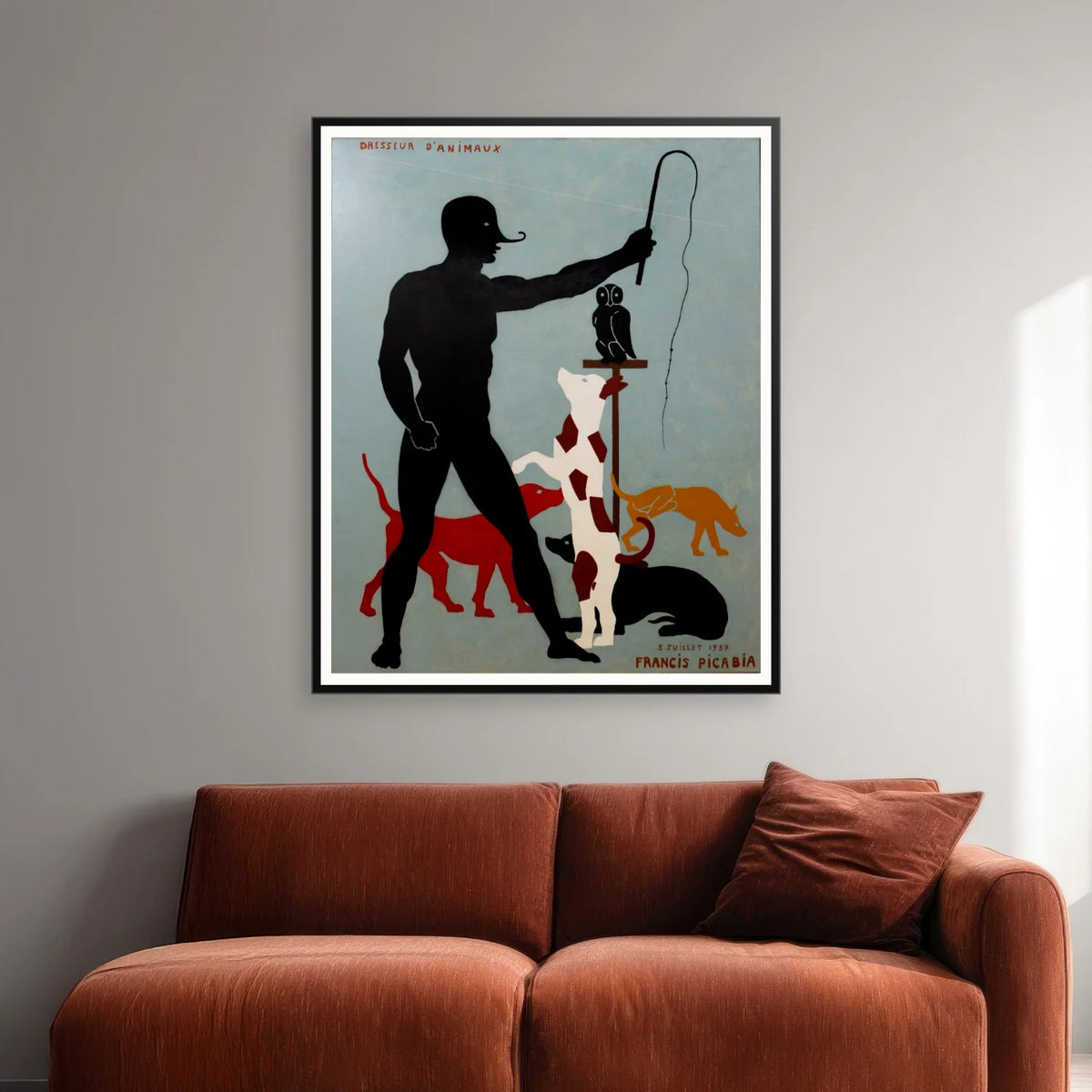 Domatore di animali 1923 - Kunstplakat - 50×62 cm – billede 2
